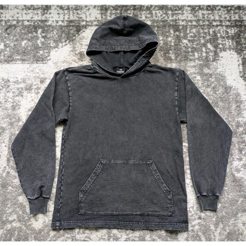 Vintage Hoodie By Insomniac EDM Clothing, Black - Small - Made In USA